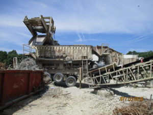 KPI-JCI 5260 impact crusher with on board 6x20 triple shaft screen